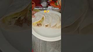 taquitos de carne molida 😁😋 tacos [upl. by Eiba]