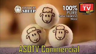 Dryer Sheep As Seen On TV Commercial Buy Dryer Sheep As Seen On TV Wool Dryer Balls [upl. by Anihpesoj]