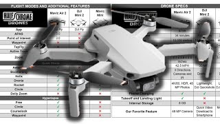 DJI Mini 2 vs Mini vs Mavic Air 2  Drone Comparison and Breakdown [upl. by Sherourd]