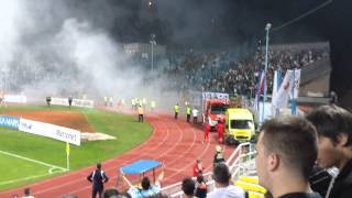 Rijeka  Hajduk bakljada torcide [upl. by Harned796]