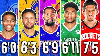 BEST NBA PLAYER FROM EACH HEIGHT IN 2023 [upl. by Hashimoto]