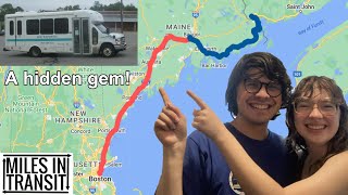 We Rode the Easternmost Bus Route in the US to a tiny Canadian border town [upl. by Rovaert]