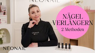 Nägel verlängern mit NEONAIL  2 Methoden zur Nagelverlängerung [upl. by Aicala315]