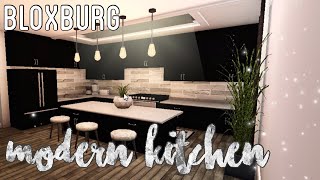 Modern Bloxburg Kitchen 10k  melendezz [upl. by Nalced]