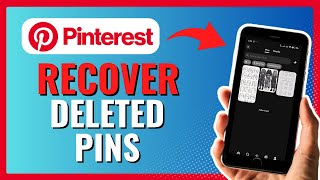 How to RECOVER DELETED PINS on PINTEREST 2024 [upl. by Nassi]