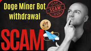 Doge miner bot withdrawal scam 🚫 telegram doge miner bot scam [upl. by Speroni]