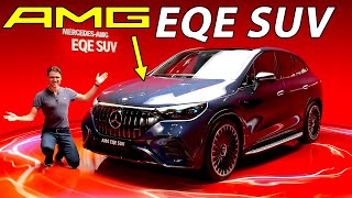 Mercedes EQE SUV REVIEW 53 AMG vs 500 4Matic AMGLine  how good is the GLE EV [upl. by Nythsa]