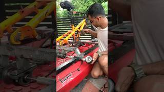 Freewheel and shaft for kayak pedal drive  11Build DIY CATAMARAN for boatlife 🛶⛵️ [upl. by Akkeber336]