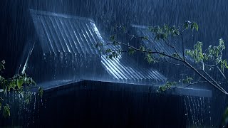 ⚡ Strong Rain Thunderstorm Sounds for Sleeping  Heavy Rain amp Intense Thunder on Old House at Night [upl. by Aynod488]