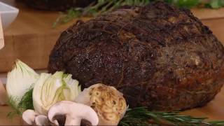 Rastelli 455 lb Black Angus Center Cut Prime Rib Roast on QVC [upl. by Ianahs52]