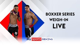 LIVE WEIGHIN  BOXXER Series  The Cruiserweights [upl. by Cristoforo]