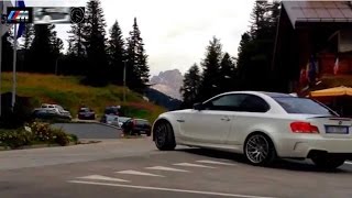 BMW Convoy Departure Lake Misurina Exhaust Acceleration Sound Check shorts [upl. by Ameerahs]