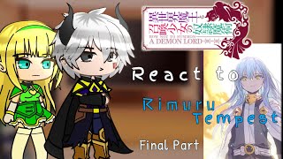 How NOT to Summon a Demon Lord react to Rimuru Tempest「Final Part」 [upl. by Nuri]