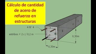 Como Calcular Cantidades de Acero en Estructuras [upl. by Idet]