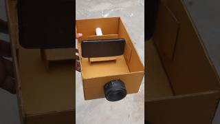 How to make Smartphone mobile projector using DSLR lens [upl. by Demmer]