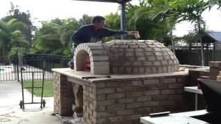 Pizza oven build [upl. by Eilsil]