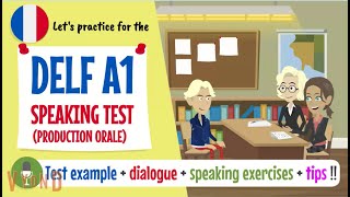 Improve French Speaking Skills  DELF A1 Preparation  Listening amp speaking exercises Shadowing Tips [upl. by Grussing]