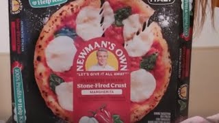 Newmans Own Margherita Stone Fired Crust Pizza [upl. by Alaik851]