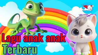 Cicak Cicak Di Dinding Balonku Ada Lima Anak Kucing  Lagu anak anak populer [upl. by Liederman629]