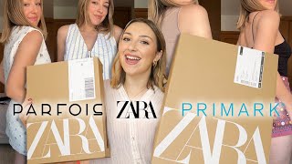 🔥 SUPER HAUL ZARA PRIMARK PARFOIS PULL AND BEAR ☀️ Verano Nueva Colección [upl. by Kruger]