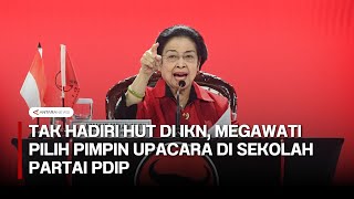 PDIP pastikan megawati tidak akan hadiri HUT di IKN [upl. by Anoirb798]