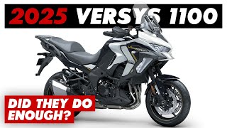 New 2025 Kawasaki Versys 1100 Announced Did They Change Enough [upl. by Yanahs]