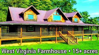 West Virginia Farmhouse For Sale  525k  West Virginia Land For Sale  West Virginia Real Estate [upl. by Arual]