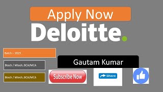 Deloitte Analyst Trainee  Selection Process Recruitment  Interview  Deloitte Recruitment 2023 [upl. by Ynnavoeg]