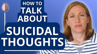 How to Talk About Suicidal Thoughts Simple Strategies for Parents and Friends [upl. by Thurman]