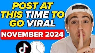 The BEST Time amp Days To Post on TikTok To GO VIRAL in 2024 not what you think [upl. by Azriel]