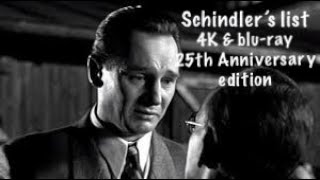 “Schindler’s List” 4K amp Bluray 25th Anniversary edition [upl. by Aleacin]