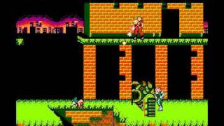 Weird Pirated Games Super Fighter Super C hack NES [upl. by Hepza]