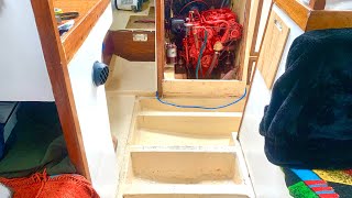 Sadler 34 cleaning Marine Surveys Boating Liveaboard Selling a Boat [upl. by Yule]