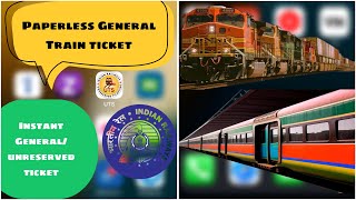 Book General Or Platform Railway Ticket Online 🫡and Save your time [upl. by Sharman]