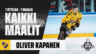 Oliver Kapasen kevään kaikki maalit  Playoffs 2024 [upl. by Miguela]