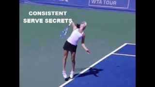 Tennis Serve Consistency Secrets Agnieszka Radwańska [upl. by Cecilio]