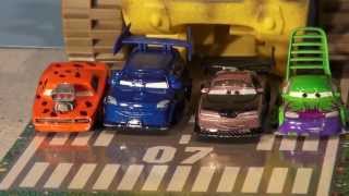 Disney Pixar cars Lightning McQueen Screaming Banshee and the Delinquent Road Hazards re enactment [upl. by Akli]