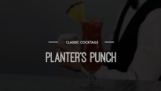 Classic Cocktail  Planters Punch [upl. by Gratianna]