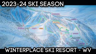 Skiing at Winterplace Ski Resort  Ghent West Virginia  12302023 [upl. by Sukhum]