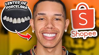 COMPREI LENTES PARA OS DENTES NA SHOPEE [upl. by Ytiak202]