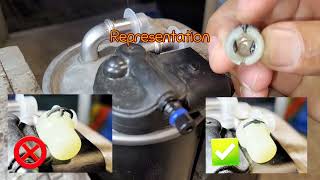 Infiniti QX30 22 Diesel 2017 fuel filter replacement 2015 2016 2017 2018 Mercedes GLA engine [upl. by Anila779]