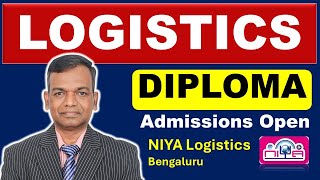 Diploma in logistics  Logistics diploma  Admissions Open  NIYA Logistics Bengaluru [upl. by Oirelav]