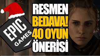 EPİC GAMES YILBAŞI İNDİRİMLERİ  OYUN TAVSİYELERİ [upl. by Riggall]