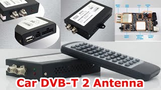 car DVBT digital tv receiver dual antenna support high speed reception performance channel switch [upl. by Sabu749]