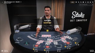 Short But Profitable Blackjack Session  Budget Blackjack 3 [upl. by Eixirt]