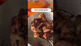 Lets prep griot🇭🇹 haitian griot haitianfritay haitianfood manjeayisyen pouou haitianrecipes [upl. by Irahcaz]