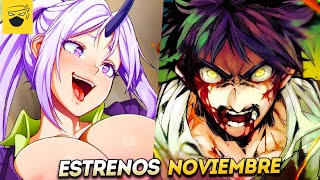 ESTRENOS ANIME NOVIEMBRE 2023 NETFLIX Crunchyroll Disney Animeflv xd y más [upl. by Cornia]