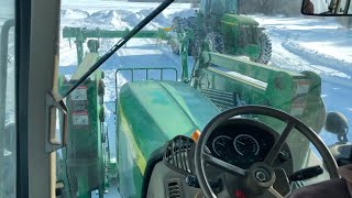 Pushing Snow amp Hauling Grain [upl. by Ykcim72]