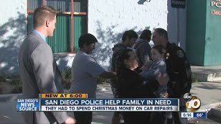 Police help save Christmas for victimized family [upl. by Nosredna]