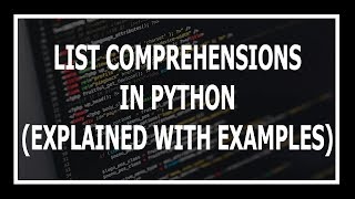 List Comprehension Dictionary Comprehension And Generator Comprehension  Advanced Python in Hindi [upl. by Donovan733]